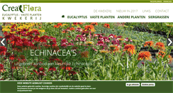 Desktop Screenshot of creaflora.be